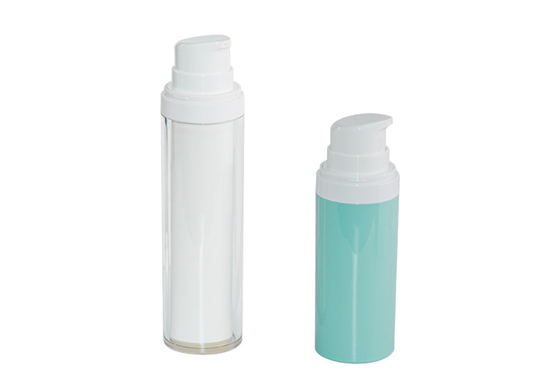 30ml 50ml Refillable PET Airless Pump Bottles Improved Performance 100% PCR