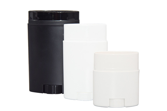 Oval Deo Stick Packaging Empty Container PP Eco Friendly 15g 50g 75g Economic
