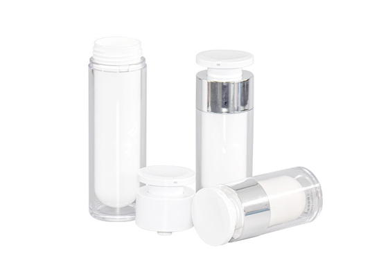 Luxury Cosmetic packaging  Airless Pump Bottle 15ml 30ml 50ml