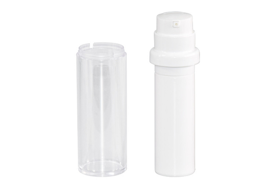 15ml 30ml 50ml Airless Pump Container Left Right Lock No Covers Attractive Packaging For Cosmetics