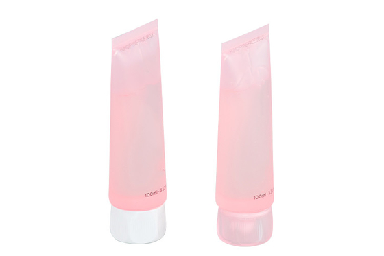 Sugarcane Flexible Cosmetic Tube 100ml Jellyfish Style All-Plastic Or Electroplating Screw Cap