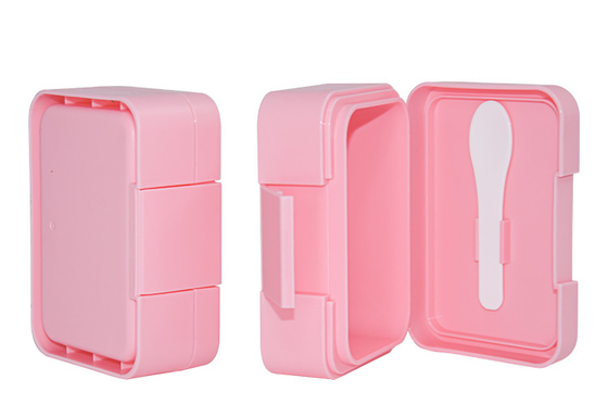 100g square hair wax and hair mask packaging jar, Square makeup remover blam jar with  spoon