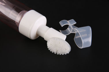 Cosmetic Empty Foaming Hand Soap Bottles With Cleansing Pad Bubble Brush 100ML 150ML 170ML 200ML