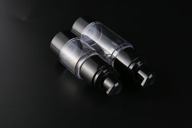 UKMS16 15ml-30ml-50ml High quality airless 50ml AS Cosmetic bottle,black airless bottles