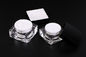 Square Acrylic Cosmetic Cream Jars High Grade Skin Care Empty Cream Jars
