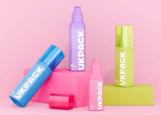 Professional Airless Bottle Series (50ml/100ml/120ml) - Dual Pump Configuration