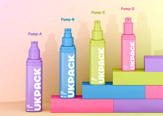 Professional Airless Bottle Series (50ml/100ml/120ml) - Dual Pump Configuration
