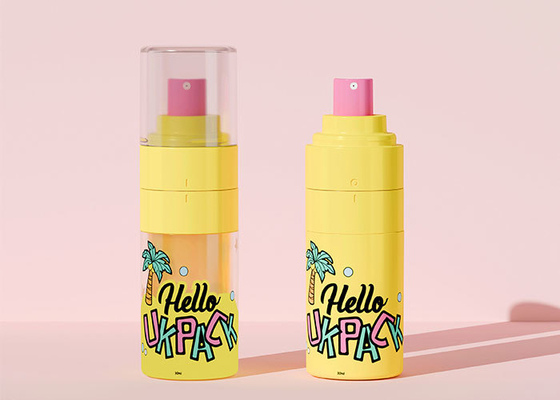 30ml/50ml Dual-Chamber Airless Spray Bottle– Fine Mist, Long-Lasting Freshness, Instant Application