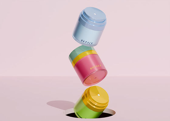 Leakproof Acrylic Refillable Airless Pump Cream Jar Round 15g 30g 50g