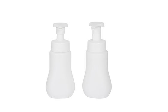 8oz Wavy Shape HDPE Mousse Foam Bottle With 3cc Output