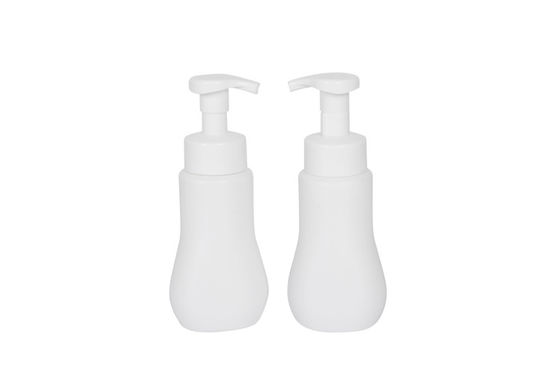 8oz Wavy Shape HDPE Mousse Foam Bottle With 3cc Output