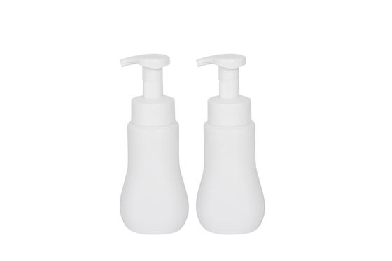 8oz Wavy Shape HDPE Mousse Foam Bottle With 3cc Output