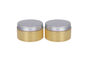 100g Cosmetic Packaging Od 74mm Pet Cream Jar Container With Silver Aluminum Lid
