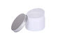 300g Leak Proof Pet 65mm Cosmetic Cream Jars With Silver Lid