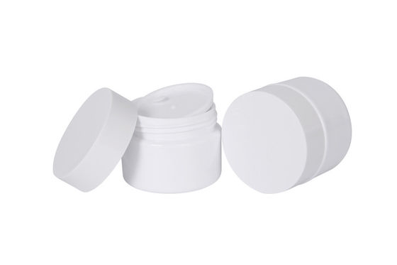 Flat Shoulder 30g Cosmetic Cream Jars Modified Injection Molding Pet