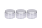 Practical Clear Hot Transfer Plastic Lotion Jars 120g Empty 45mm Height