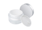 Round 100g Acrylic Cream Jar With Flat Top Lids