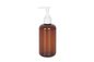 2.0cc Shampoo Pump Dispenser Bottle Amber Pet All Plastic Od 57mm
