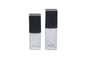 Transparent Square Makeup OD32mm Foundation Glass Bottle 20ml 30ml Cosmetic Primer Dispenser