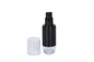 Empty 1.7oz Acrylic Black Makeup Foundation Dispenser Bottle Cosmetic Pump Bottle