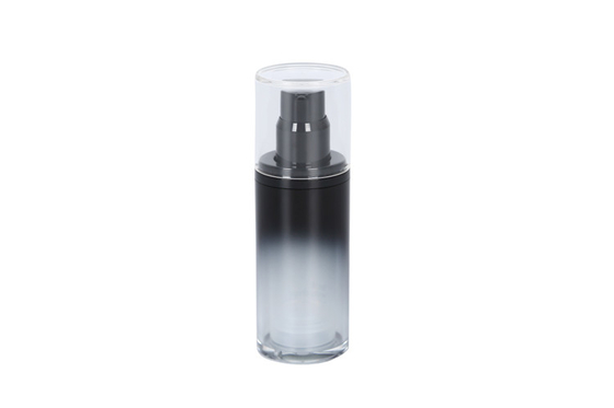 Clear Double Layer Arcylic Makeup Pump Bottle Base Foundation Packaging