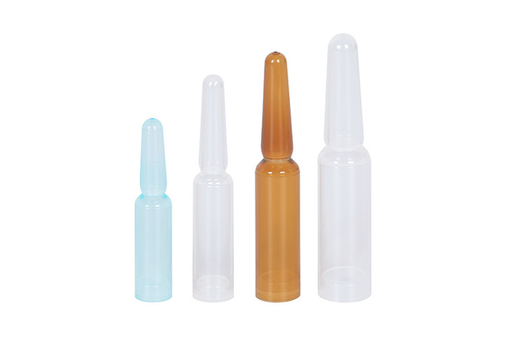 Skin Care Essence Easy Open End Ampoule Bottle 1.5 / 2 / 3 / 5ml Plastic Colorful