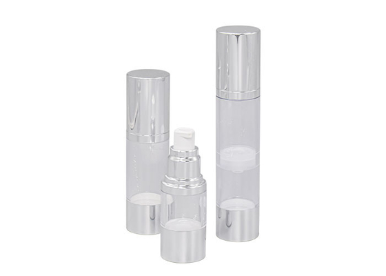 AS Aluminum Airless Pump Bottles 15ml 30ml 50ml 80ml 100ml 120ml