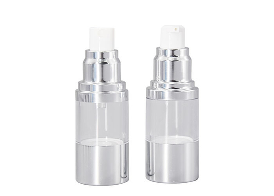 AS Aluminum Airless Pump Bottles 15ml 30ml 50ml 80ml 100ml 120ml