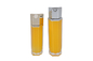 Hexagon Gold/Yellow Beauty Packaging Acrylic 30/60/100ml Moisturizing Lotion Bottles And 30/50g Cream Jar