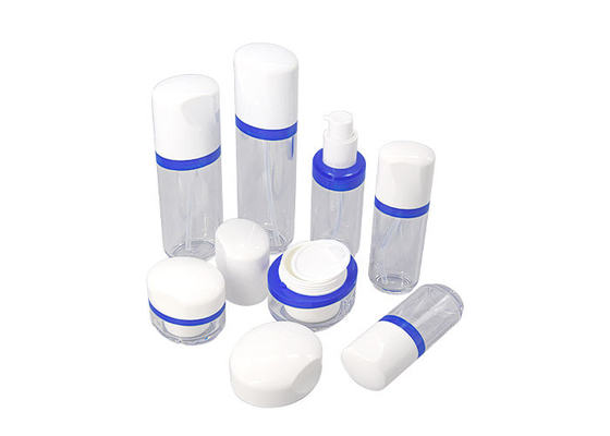 White and Red PETG 25g 45g Cream Jar 30ml 50ml 80ml 100ml 120ml Lotion Bottle Skincare Kit Set