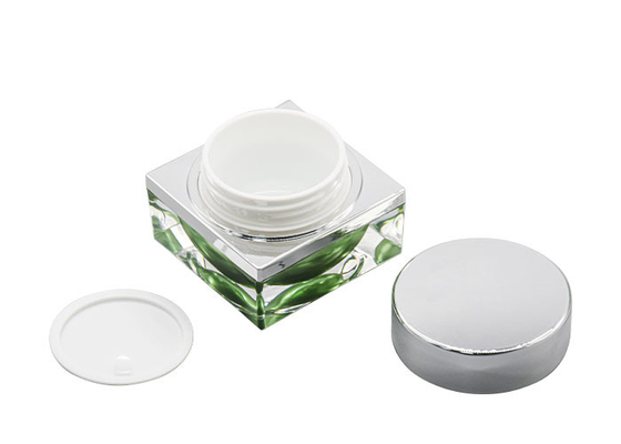 Elegant Cosemtic Skincare Acrylic Packaging Set 30g 50g Cream Jar 30ml 60ml 100ml 120ml Lotion Bottle