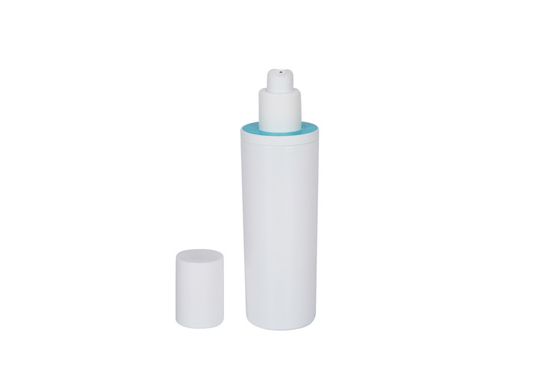 White Cylinder Lotion 60ml PP Airless Bottle 150ml 180ml30g 50g Round