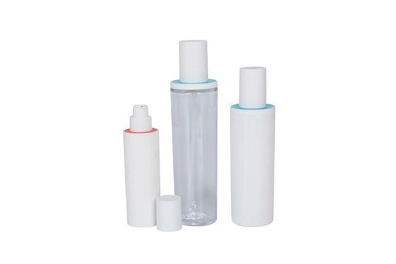 White Cylinder Lotion 60ml PP Airless Bottle 150ml 180ml30g 50g Round