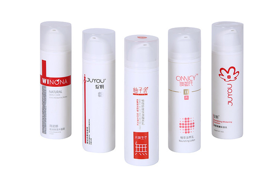 Round PP airless bottle 15ml 30ml 50ml cosmetic pump bottles