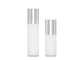 Acrylic Airless Pump Bottle 30ml 50ml Silver Essence Cosmetic Packaging
