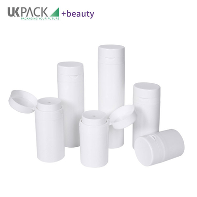 Flip Top Cosmetic Airless Pump Bottles 150ml Personal Care Packaging