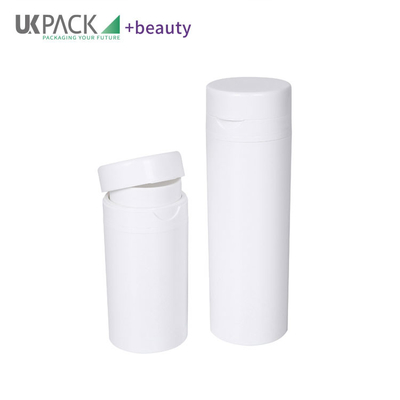 Flip Top Cosmetic Airless Pump Bottles 150ml Personal Care Packaging