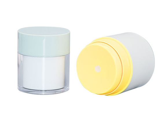 50g Round Skin Care Packaging Acrylic Airless Jar For Baby Products