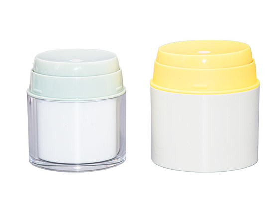 50g Round Skin Care Packaging Acrylic Airless Jar For Baby Products