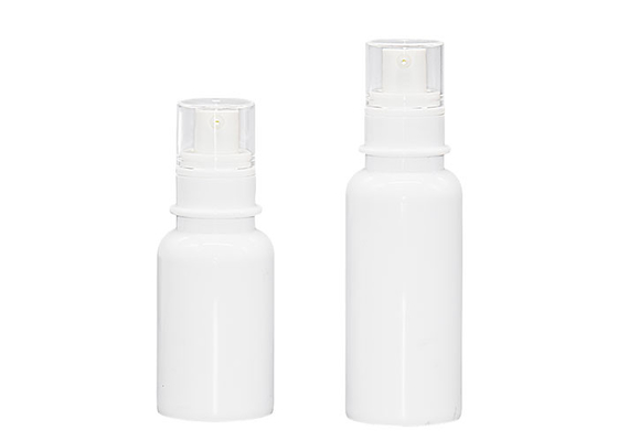 Single Layer AS Airless Cosmetic Bottles With Pump Cap 30ml 50ml