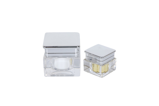 30ml Square Cosmetic Pump Bottle Jar Packaging Skin Care Set