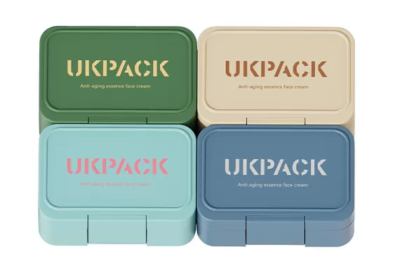 100g Deodorant Square Cream Jar With Spoon Flip Top