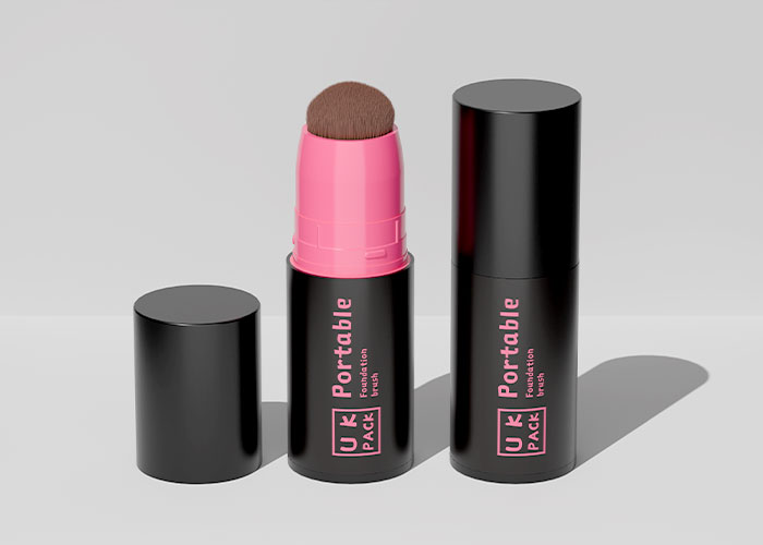 Lipstick Packaging with Brush Applicator