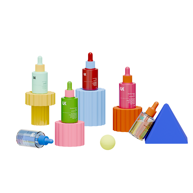 30ml / 50ml PETG Rubber Dropper Bottle