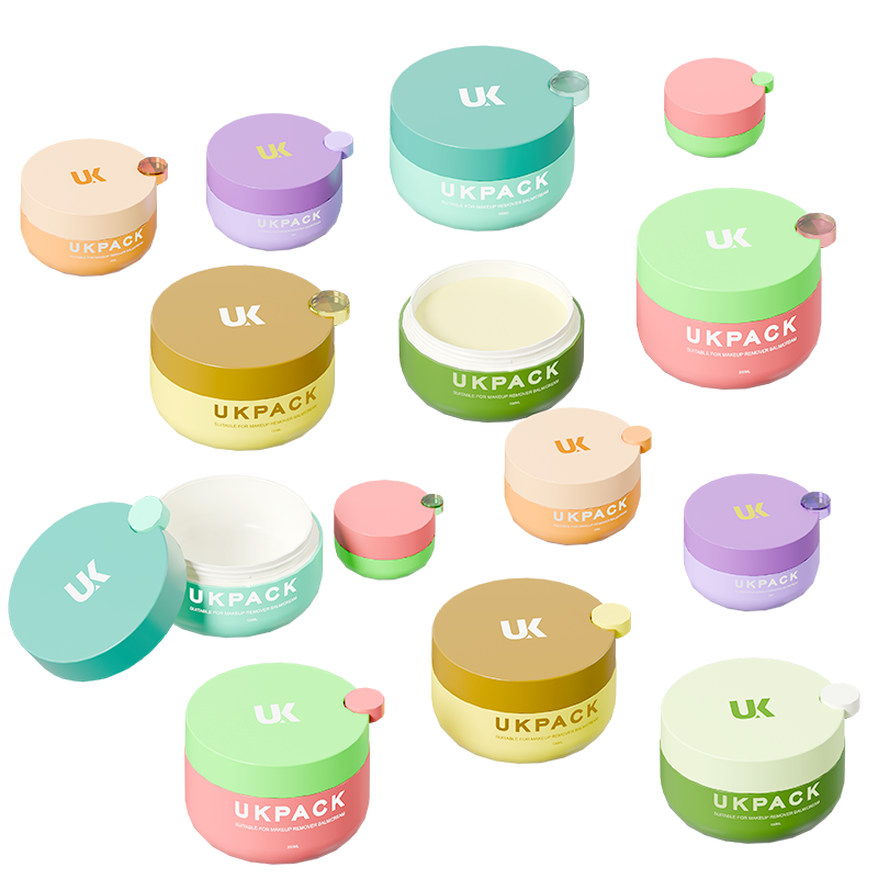 Curved Cream Jar (12ml&ndash;200ml) with Spatula