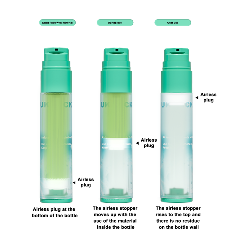60ml Matte Airless Toothpaste Bottle
