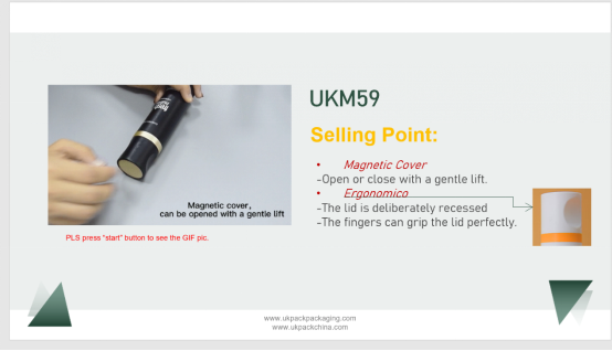 latest company news about Magnetic over cap airless bottle for cosmetic packaging2