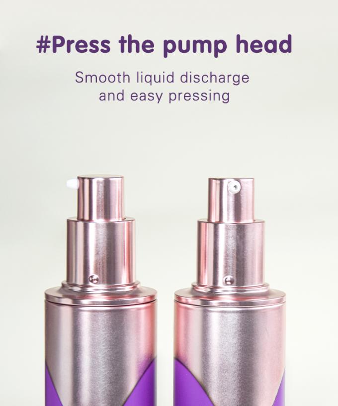 Luxury cosmetics packaging for lotion 120ml PETG bottle 3