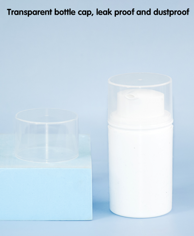 50ml/100ml PP Airless Lotion Bottle Skin Care Packaging Essence Liotion Suncreen Bottle UKA77 2