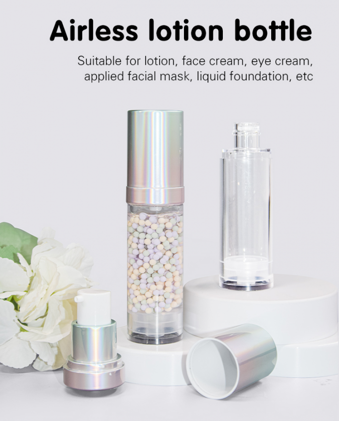 30ml PET Airless Lotion Bottle Skin Care Packaging Lotion Sunscreen Essence Bottle UKA83 0
